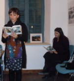 Senem Gökel reading parts of the book